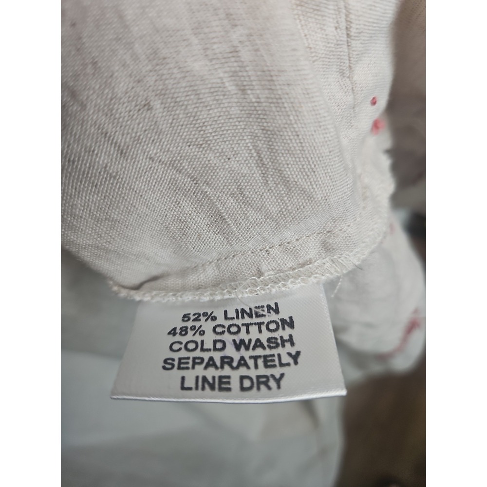 Marketplace India Dress 2W Maxi Tan Patchwork Embroidered Boho Prairie Tassels - Picture 7 of 16